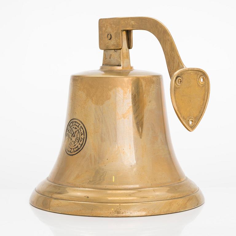 A ship's bell, marked 1841.