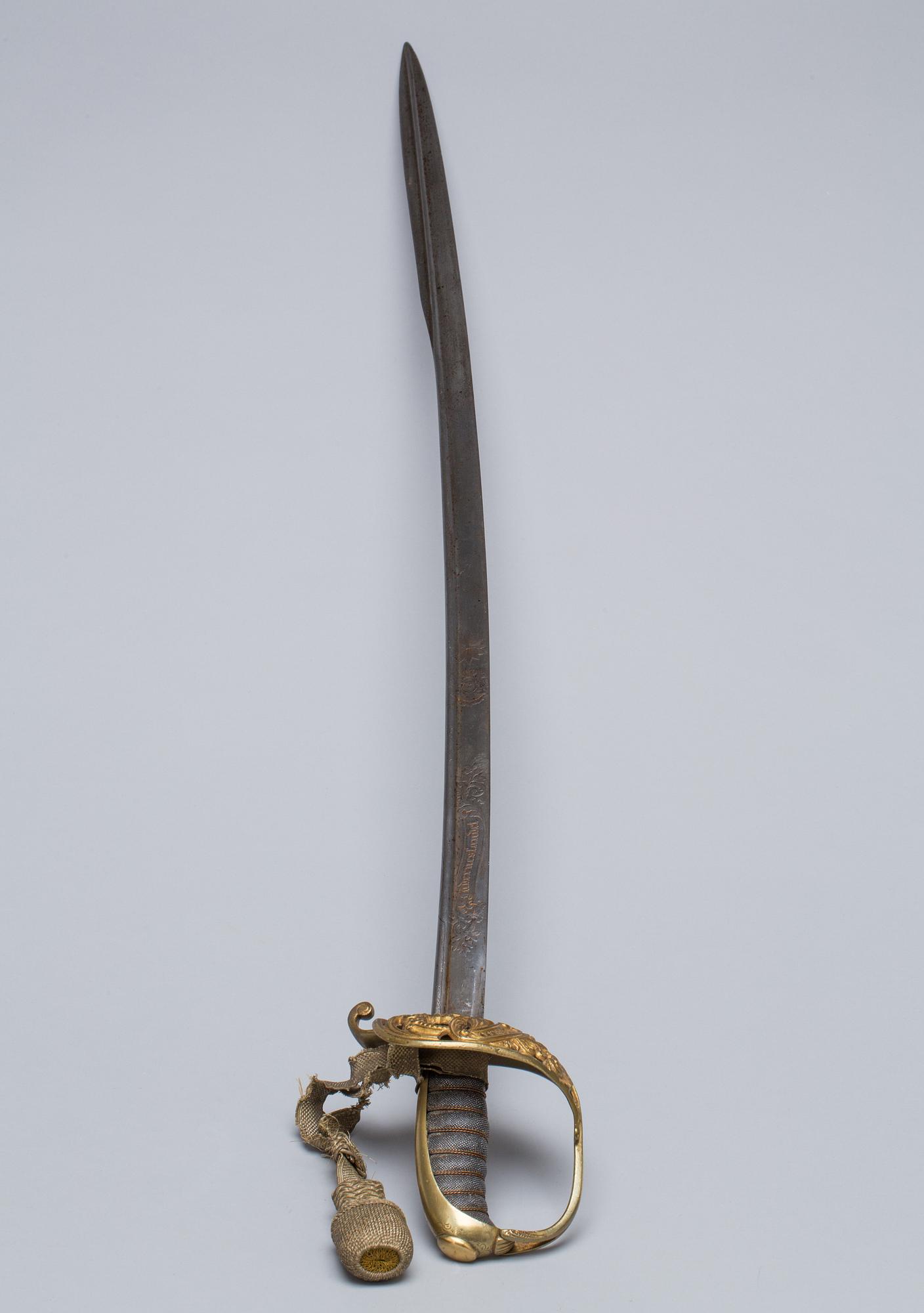 SABEL, svensk m/1859, för officer vid infanteriet.