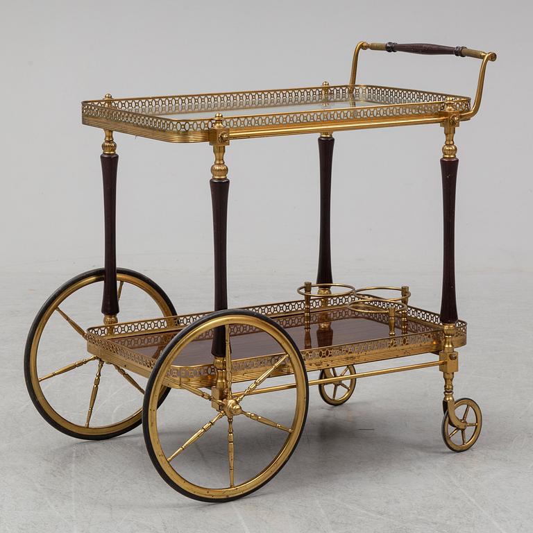 A second half of the 20th Century drink trolley.