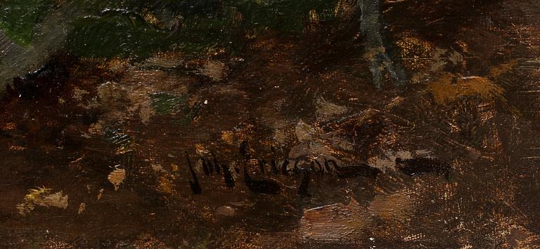 JOHAN ERICSON, olja på duk, signerad.