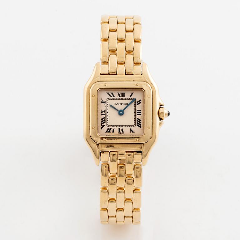 Cartier, Panthère, armbandsur, 21,5 x 21,5 (29,5) mm.