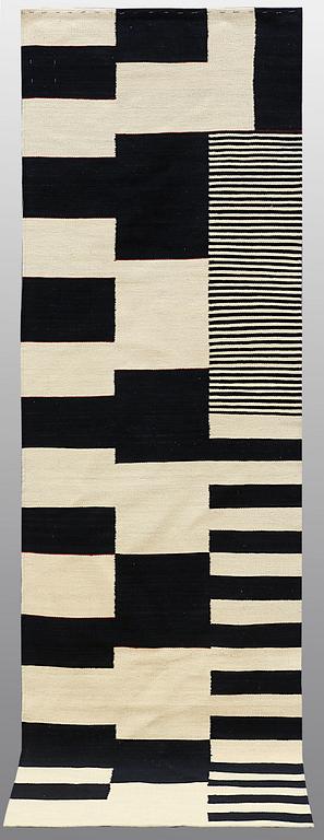 Gallerimatta, Kelim, ca 290 x 82 cm.
