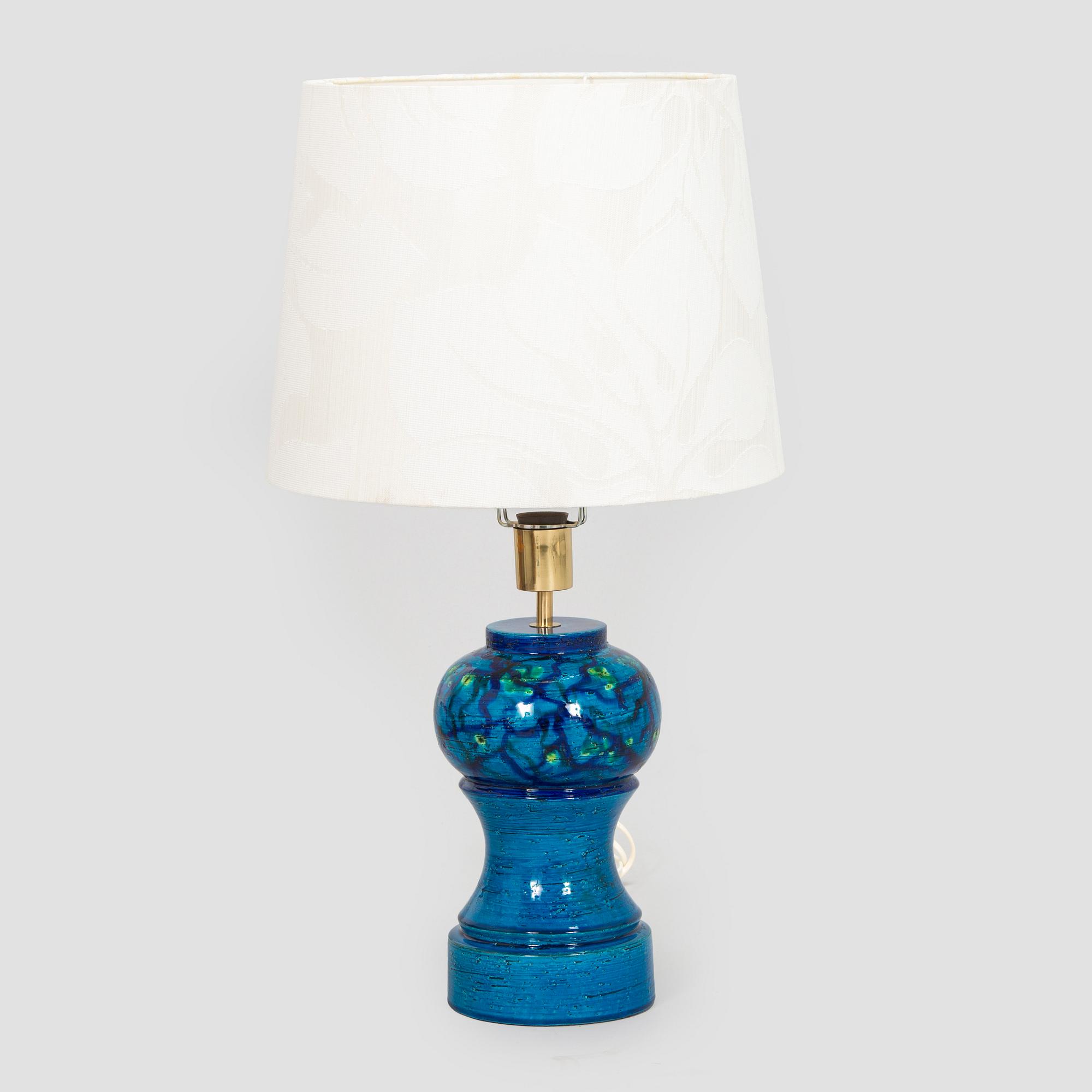 Aldo Londi, bordslampa, Bitossi Ceramiche, 1900-talets mitt.