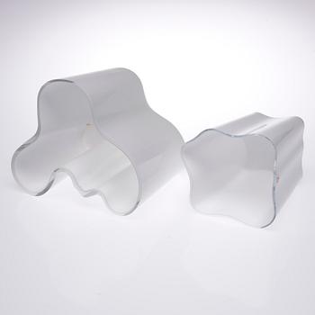 VAS, 4 st, glas, Alvar Aalto, Iittala, 2000-tal.