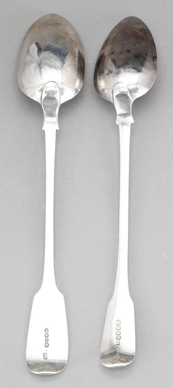 RAGUSKEDAR, 2 st, Richard Crossley samt William Eaton, London, 1799/1839. tot vikt ca 207 gram.