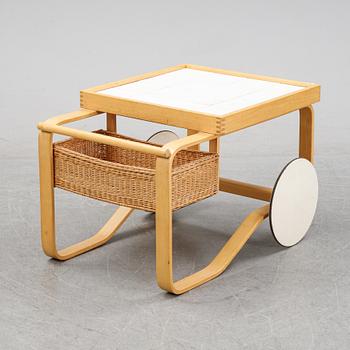 Alvar Aalto, a model 900 tea trolley for Artek, Finland.