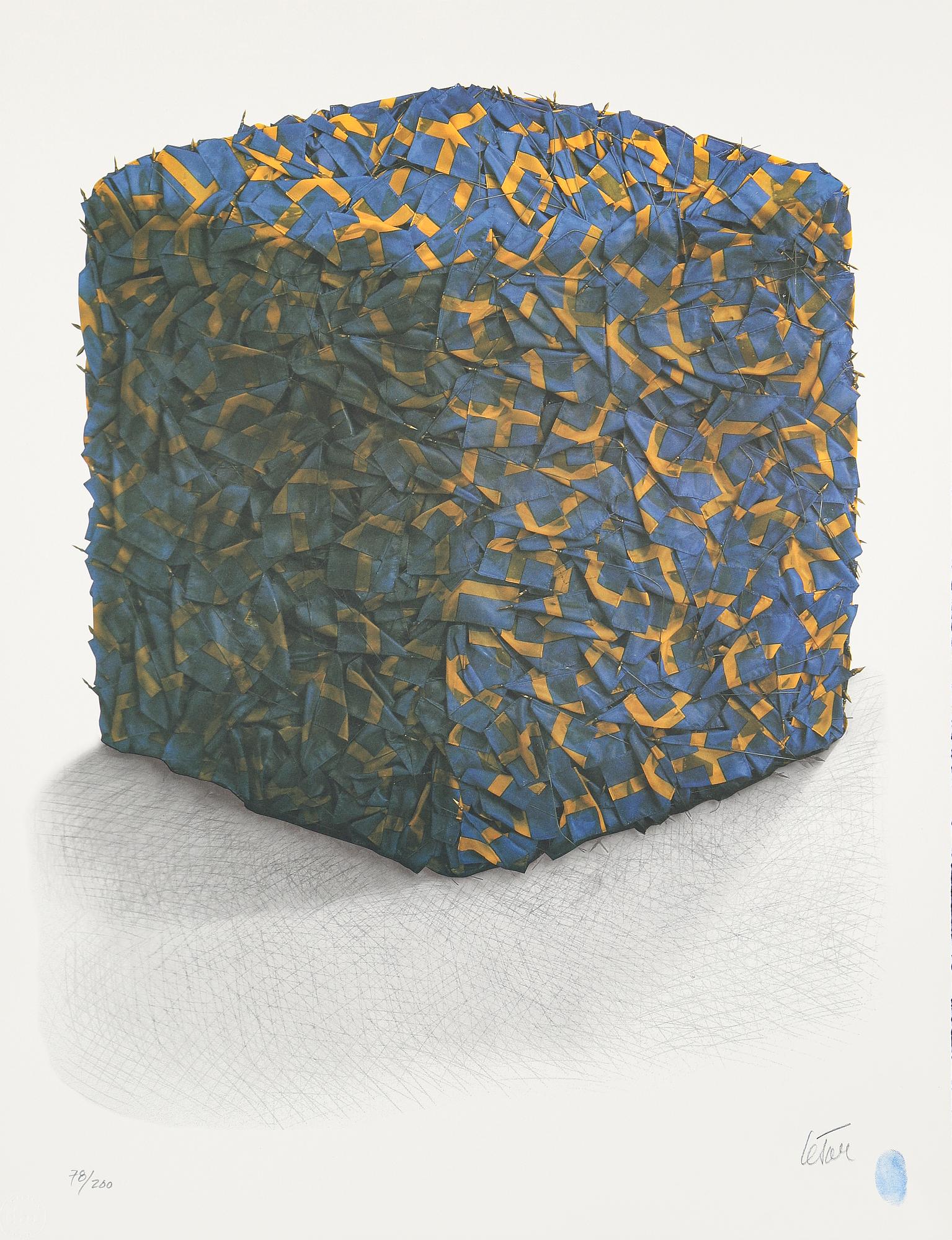 CÉSAR BALDACCINI, färgserigrafi, 1998, signerad 78/200.