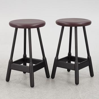 Chris Martin, a pair of 'Albert Bar Stools', Massproductions.