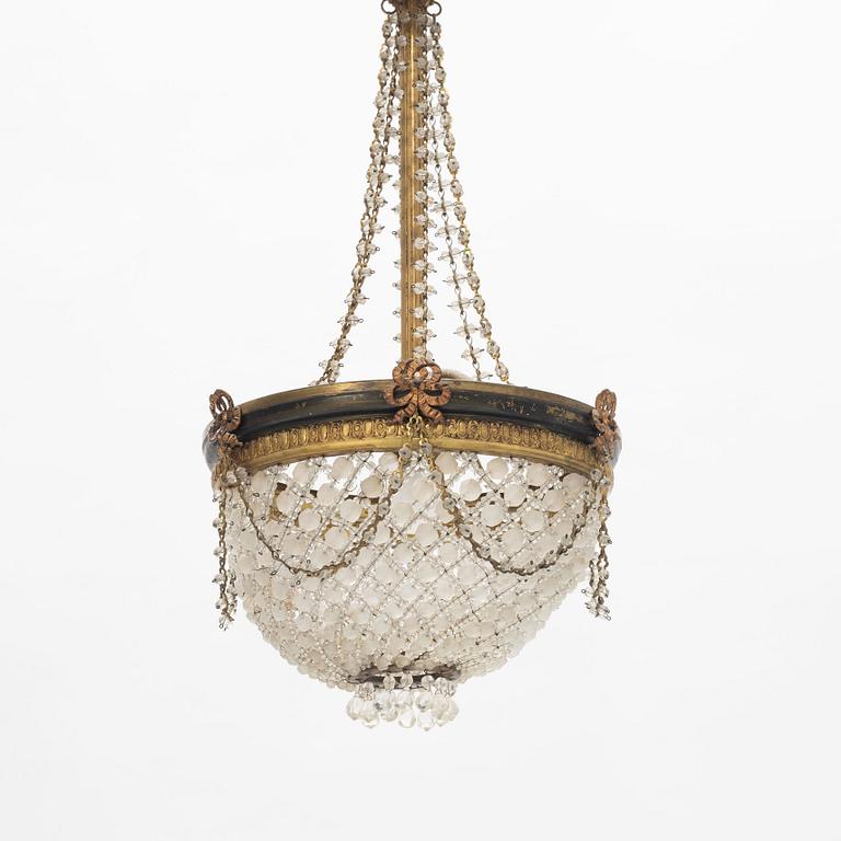 A ceiling light, early 20th Century.