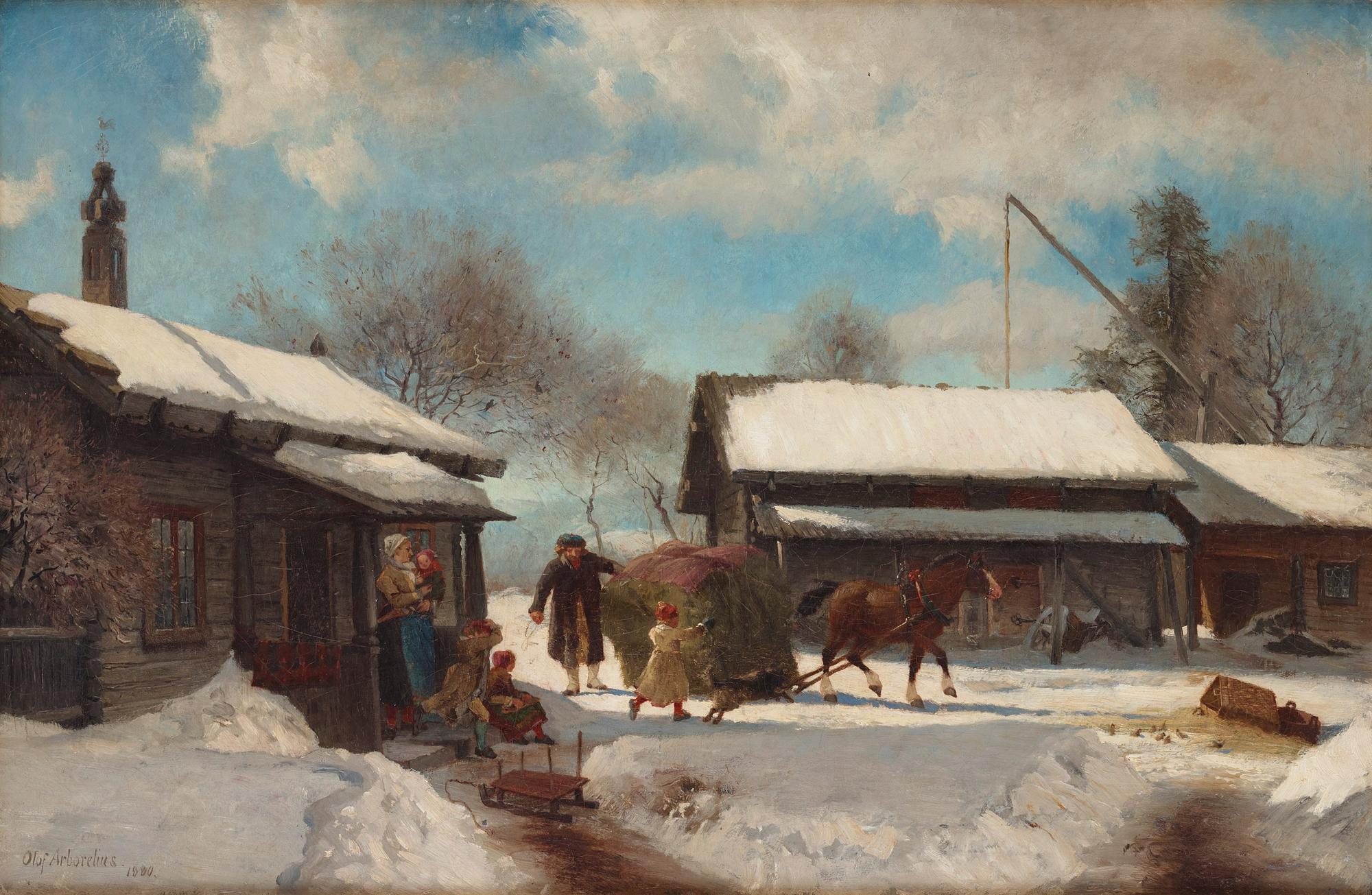 Olof Arborelius, Rural Idyll, Dalarna.