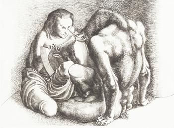 Michael Ayrton, "Minotaur", 2 pcs.