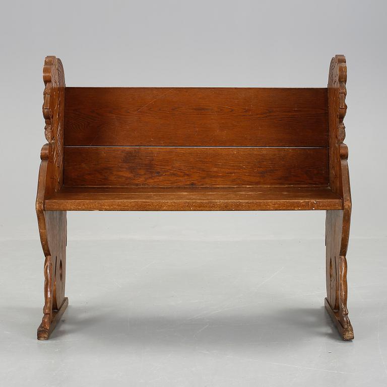 BÄNK/SOFFA, ek, tidigt 1900-tal.