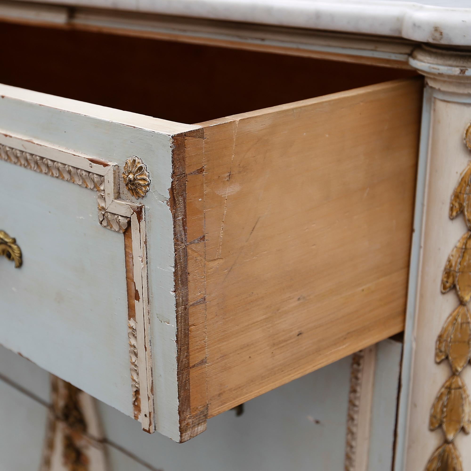 BYRÅ, Louis XVI-stil, Maple & Co, London & Paris, 1900-talets första hälft.