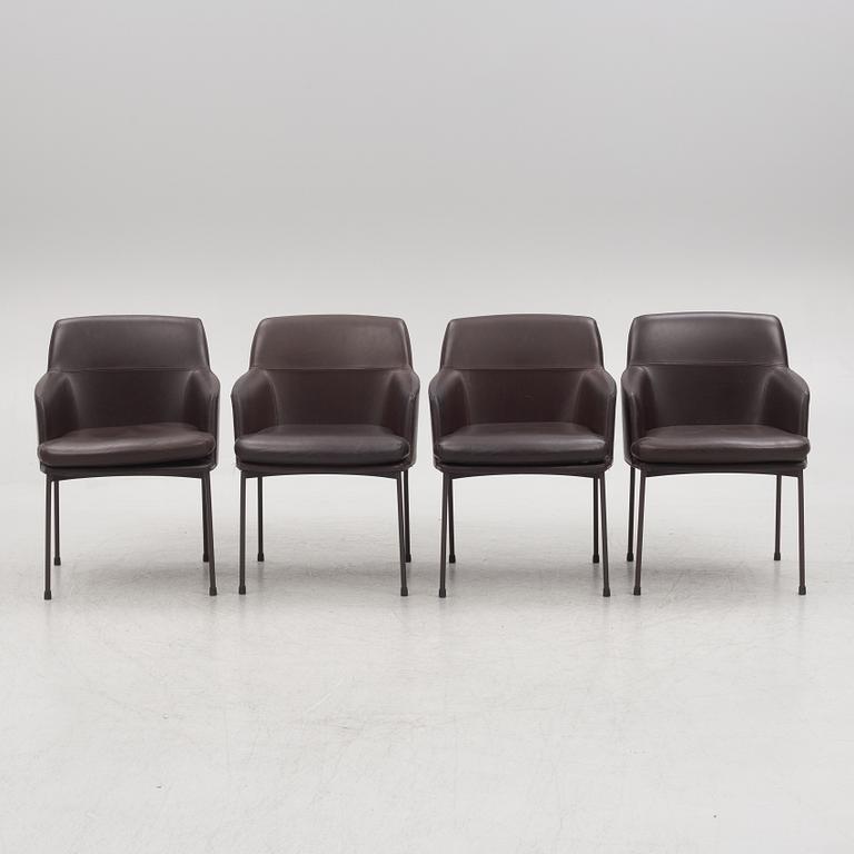 Claesson Koivisto Rune, four 'Montevideo' armchairs, Tacchini, Italy.