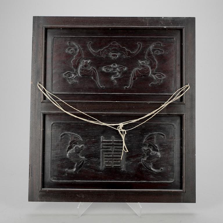 DÖRR, hardwood, Kina tidigt 1900-tal.