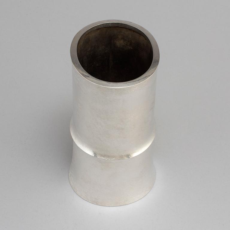 REY URBAN, a sterling silver vase, Stockholm 1977.