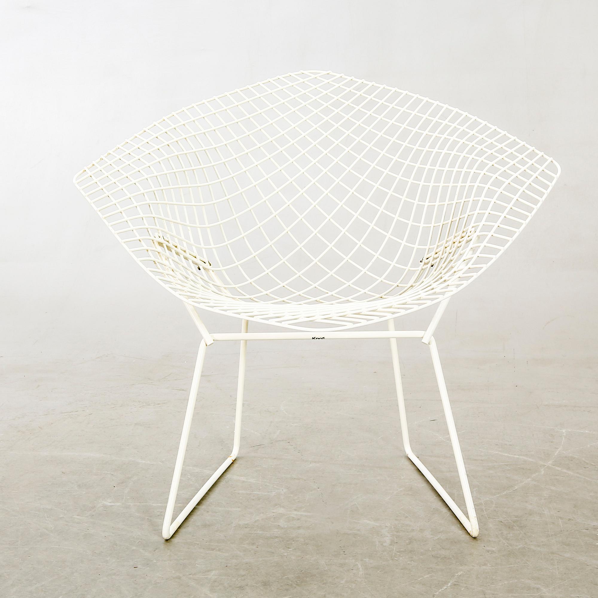 Harry Bertoia, fåtölj, "Diamond Chair" 1900-talets senare del.