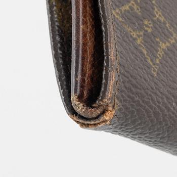 Louis Vuitton, väska, "Cartouchière", samt plånbok, 1970-tal.