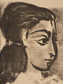 Pablo Picasso, "Buste de Femme au corsage blanc".