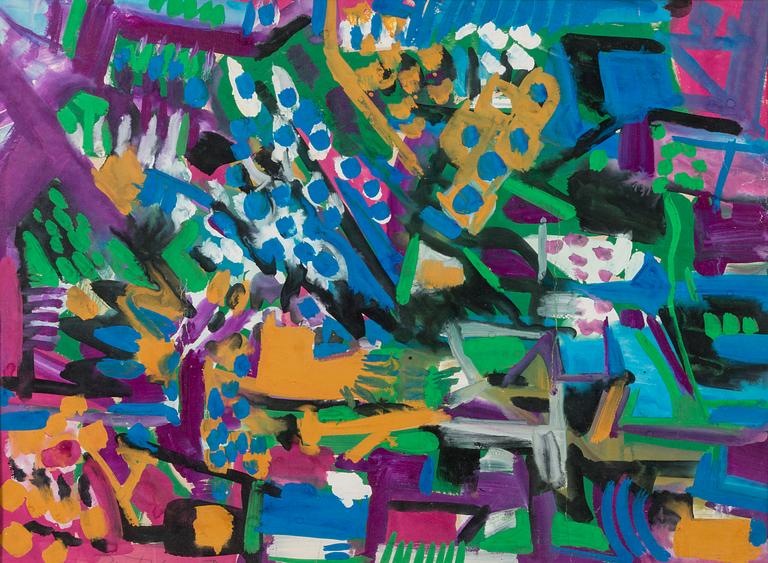 EINO RUUTSALO, gouache on paper, signed and dated 1959.