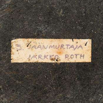 JARKKO ROTH, mustaa graniitti, signeerattu ja päivätty -74.