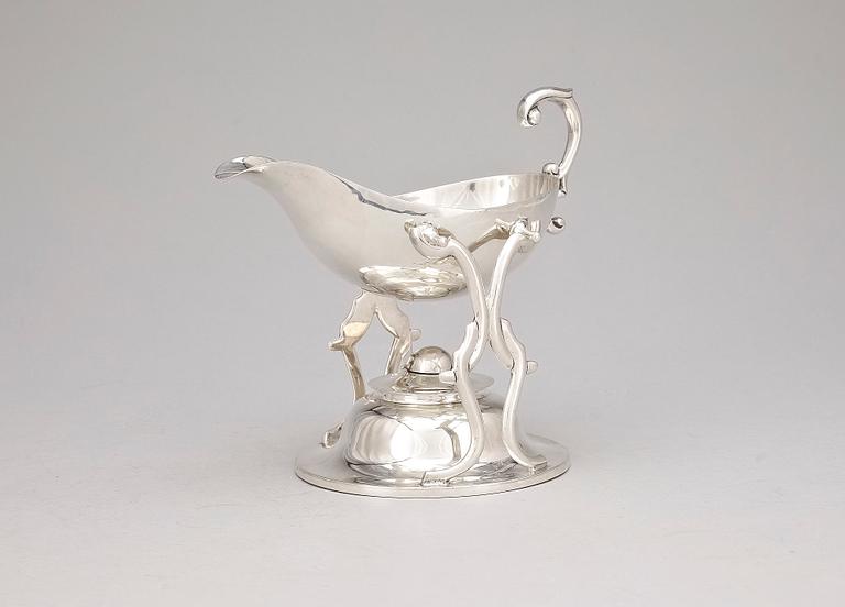 SÅSKANNA MED RECHAUD, sterlingsilver, Mexico, 1900-tal. Totalvikt ca 725 g.