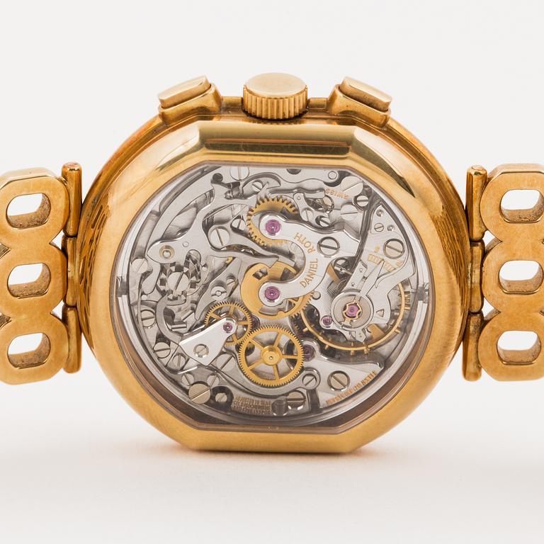 DANIEL ROTH,wristwatch, Chronograph, 36x33 mm.