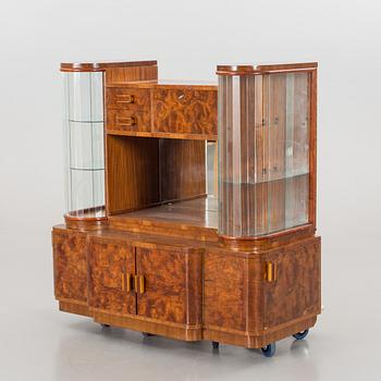 A cocktail cabinet, late 20th century,