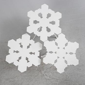 Claesson Koivisto Rune, side table, set of 3, "Snowflake", OFFECCT, 21st century.