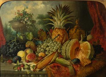 George Lance, in the manner of, Fruit still life.
