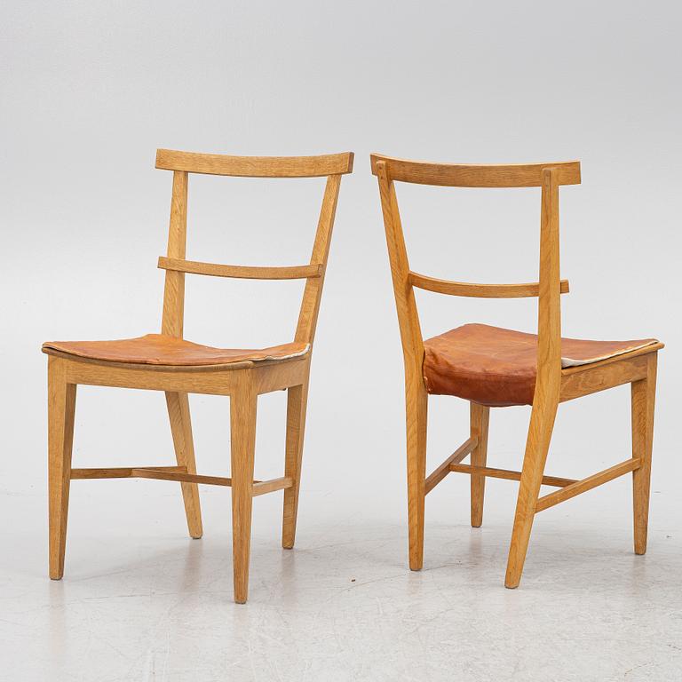 Nirvan Richter, a set of four chairs, Norrgavel.