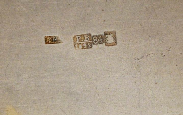 CIGARETTETUI, silver, Moskva 1892.
