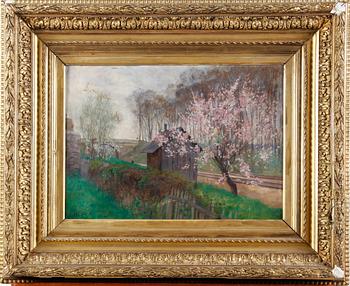 HAVET, HENRI, olja på duk, signerad.