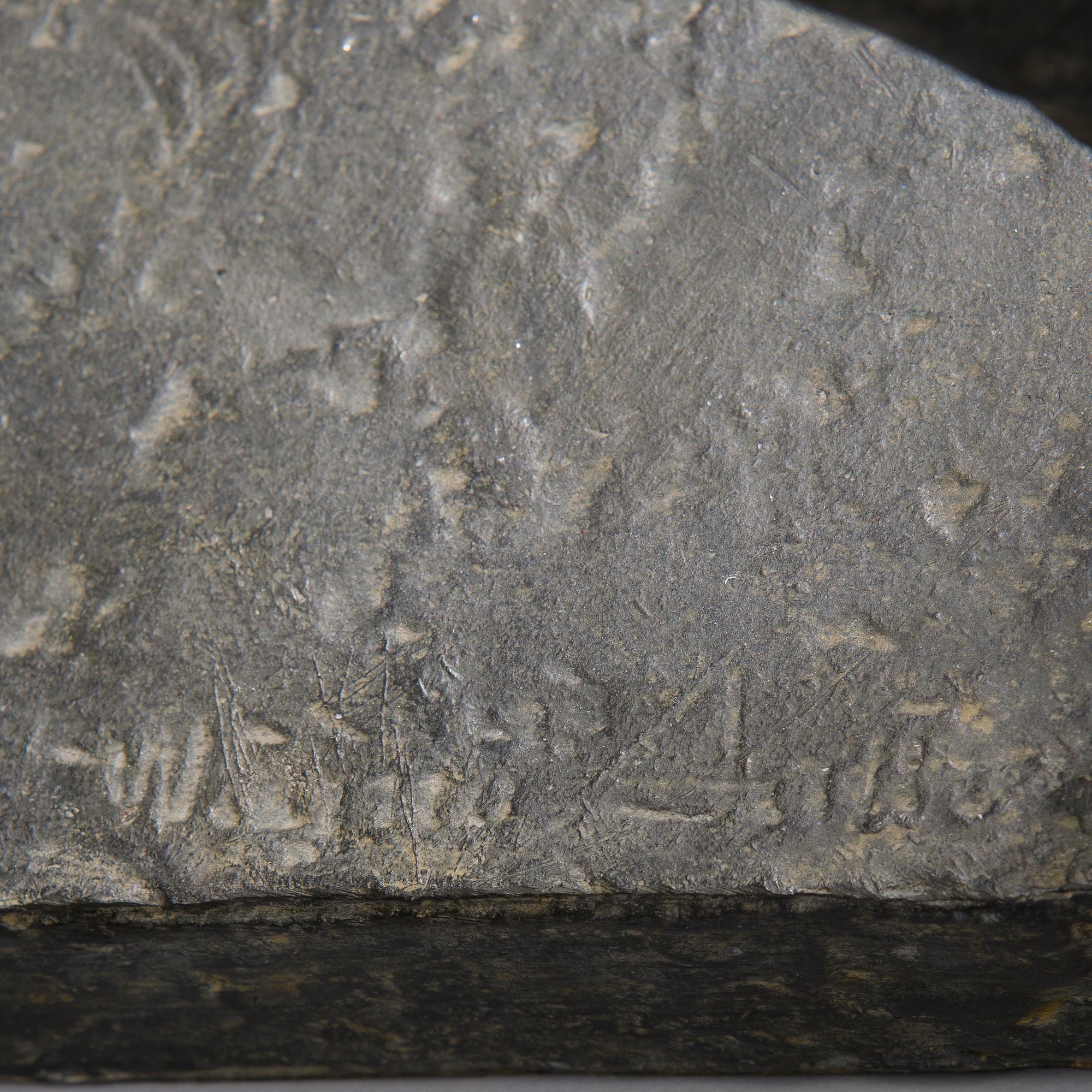 WÄINÖ AALTONEN, skulptur, "Paavo Nurmi", metallegering, 1950-tal.