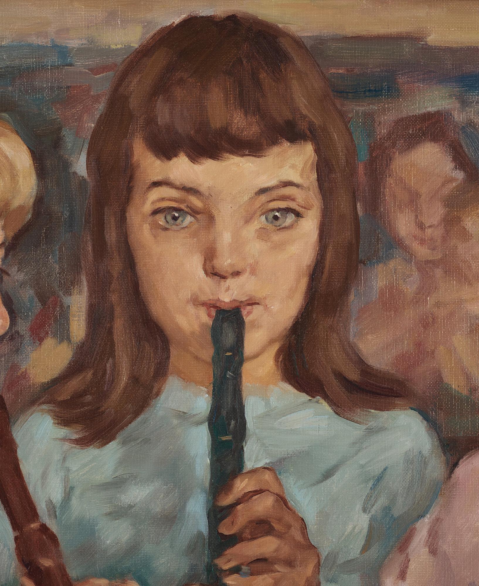 Lotte Laserstein, Girls making music.