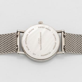 Georg Jensen, design Henning Koppel, wristwatch, 32 mm.