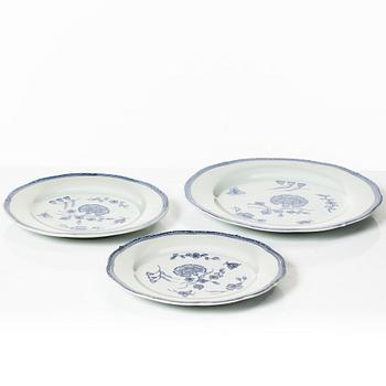 A 65-piece dinner service,  'Nejlika', from Ikea's 18th-century series, 1990s.