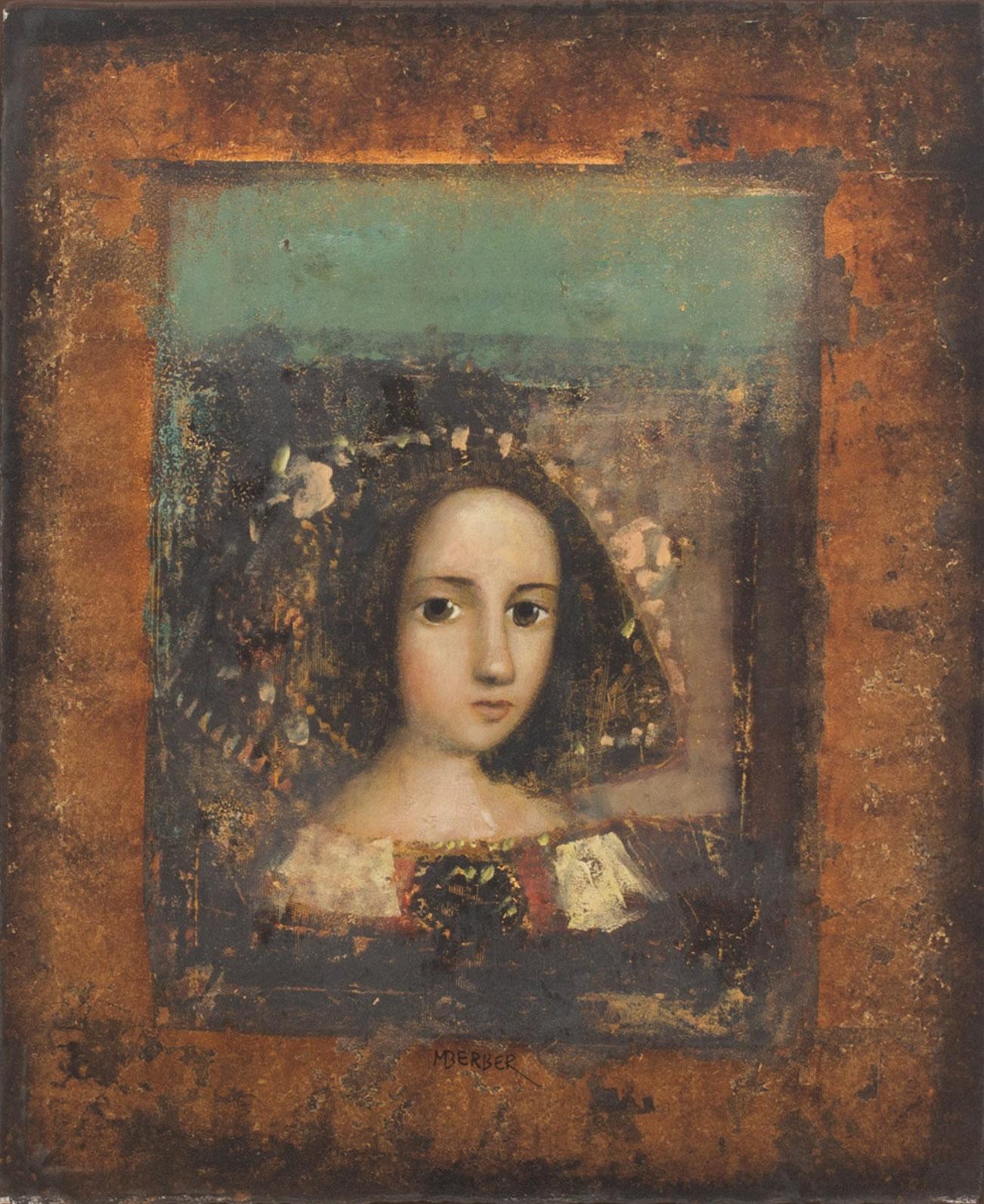 MERSAD BERBER, mixed media signed.
