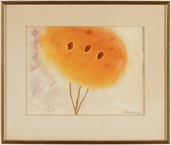 HANS VIKSTEN, watercolour, signed and dated 76.