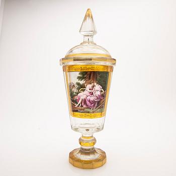 Lidded goblet, latter half of the 19th century.