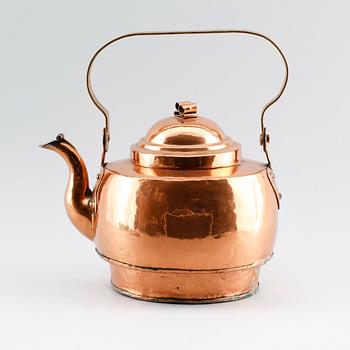 KAFFEPANNA, koppar, 1800-tal.