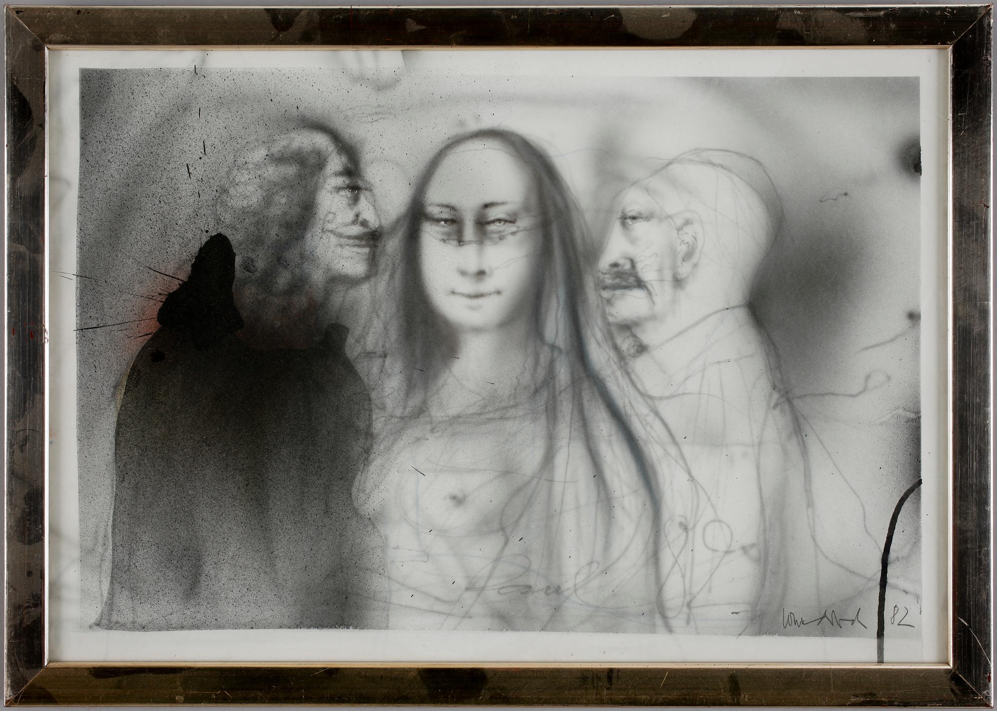 PAUL WUNDERLICH, litografier, 3 st, sign.