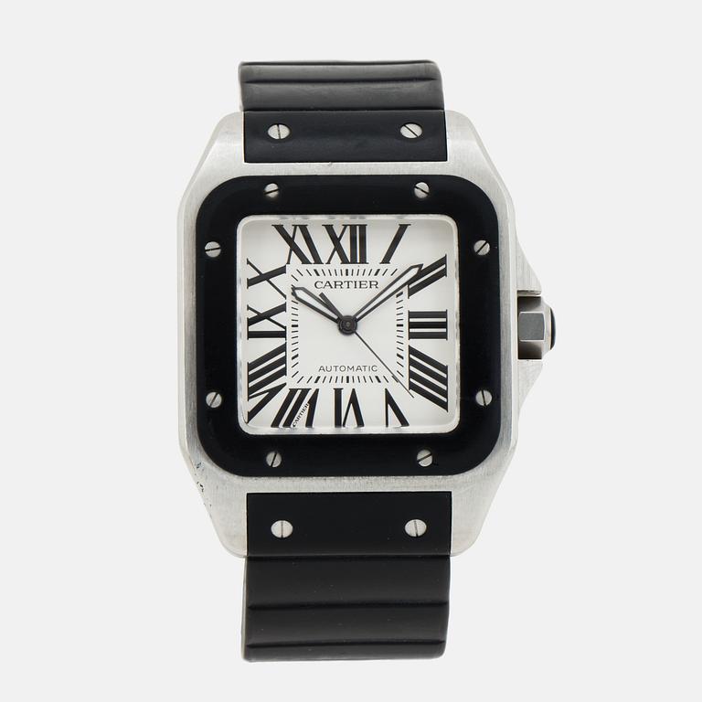 CARTIER, Santos 100, armbandsur, 38 x 38 mm.