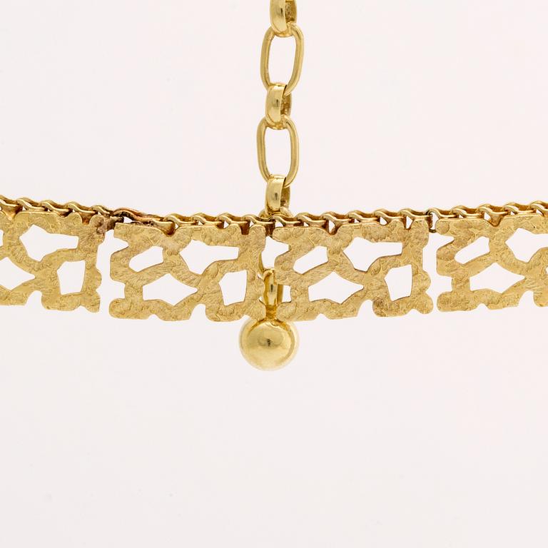 HALSBAND 14K guld, 21,9 g, ca 45 x 1 cm.