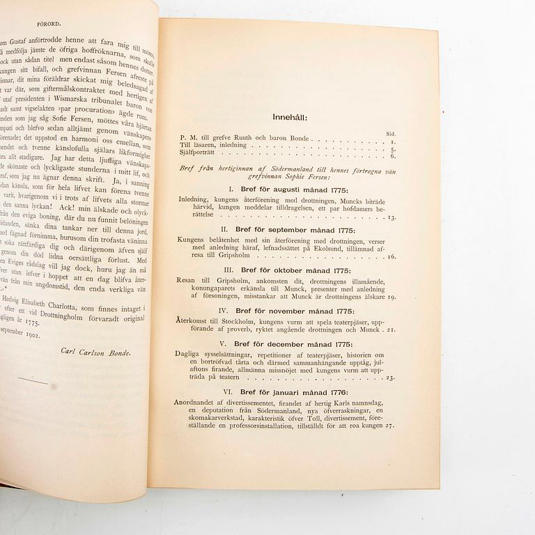 Book work 9 vol "Hedvig Elisabeth Charlotta's diary".