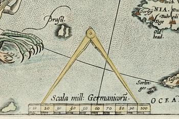 Abraham Ortelius, "Septentrionalium Regionum Descrip".