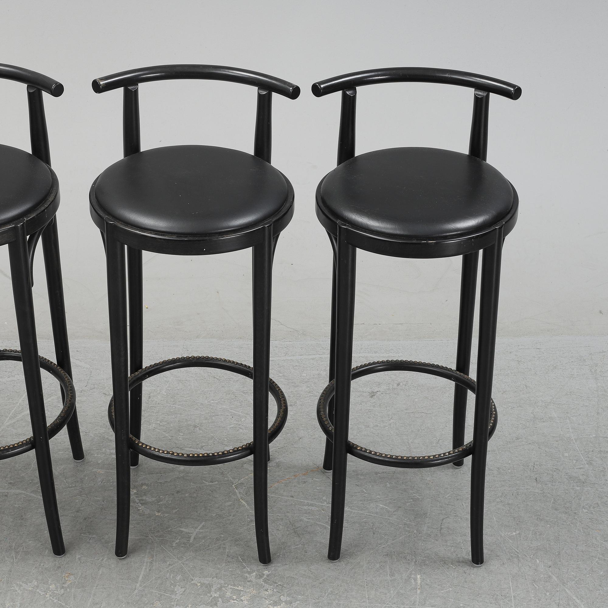 A set of four 'Linus' bar stools, Gemla, 1996/1997.