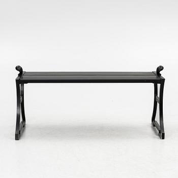 Folke Bensow, a 'Sneckan' bench, Byarums Bruk, end of the 20th century.