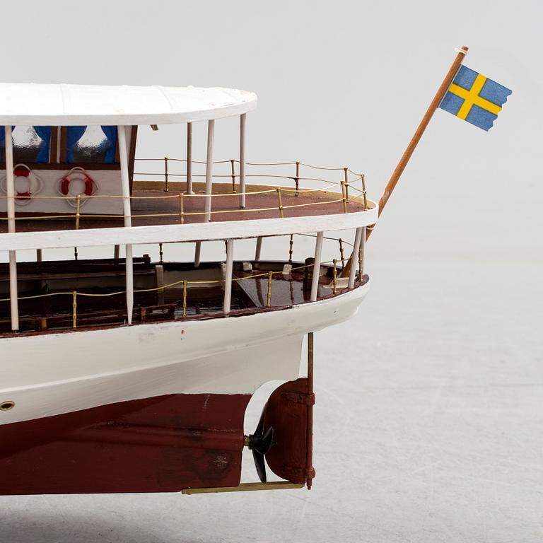 BÅTMODELL, "S/S Mariefred", omkring 2000.