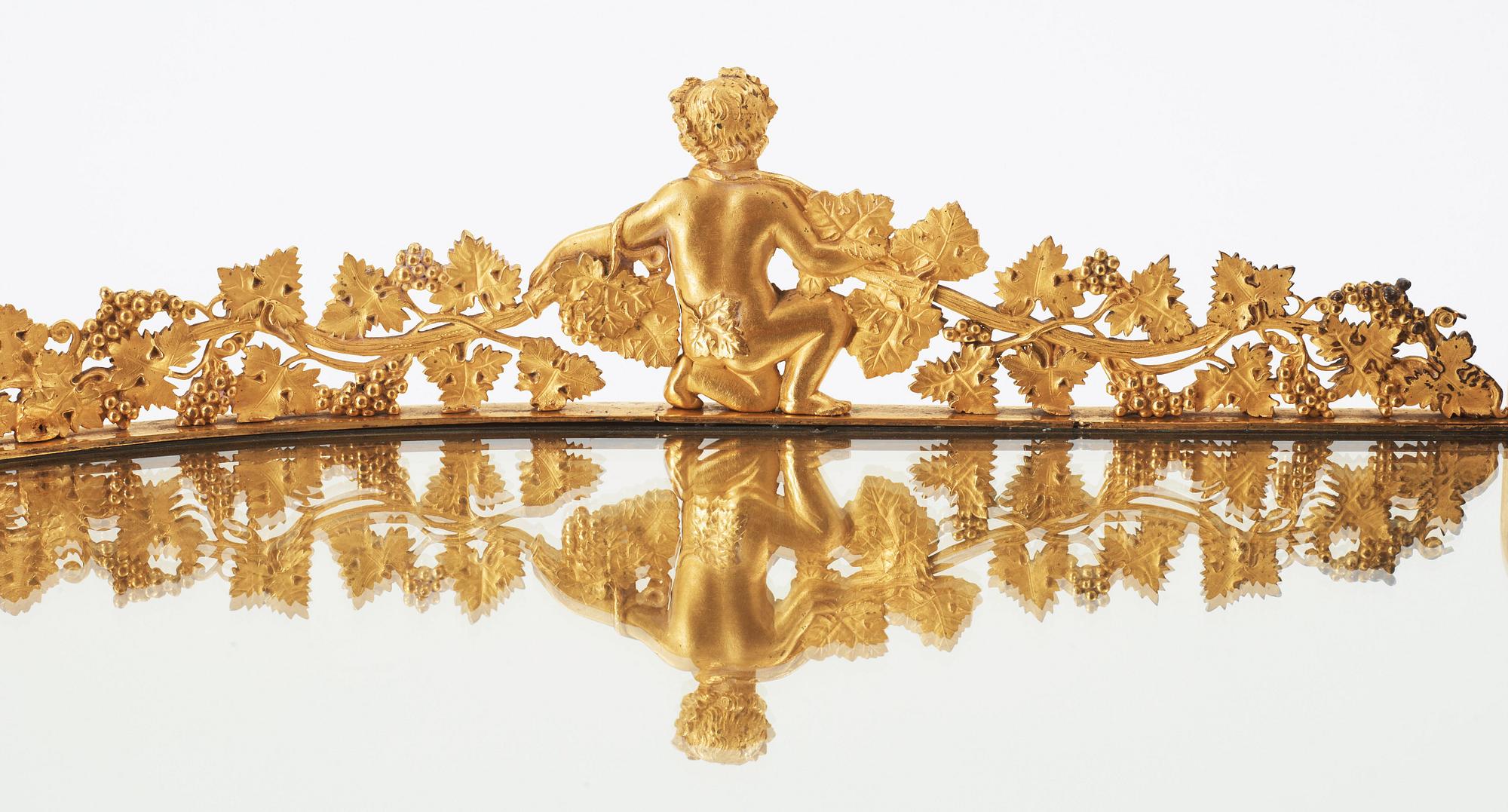 A French Empire early 19th century dinner plateau in the manner of Pierre Philippe Thomire.